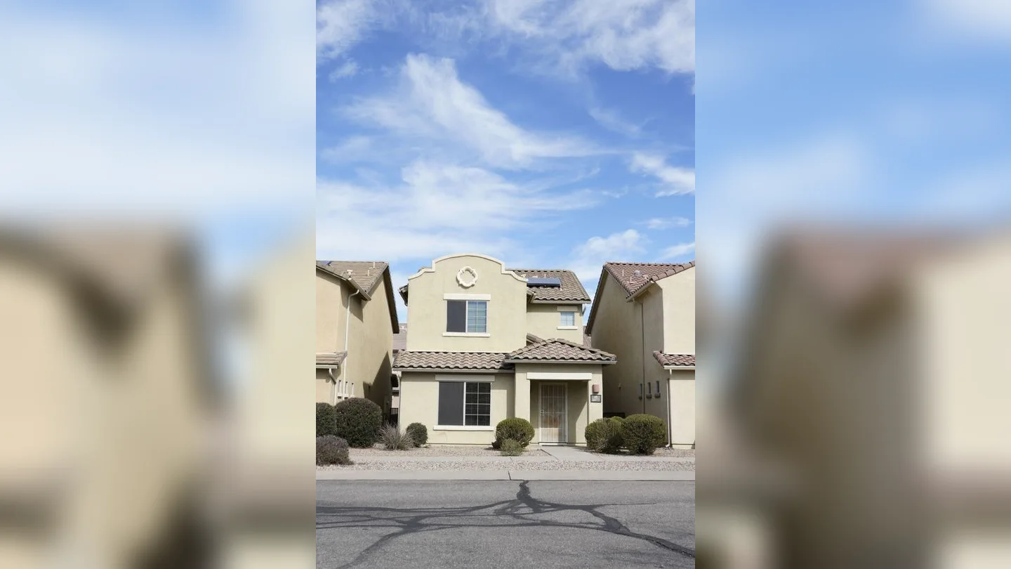 House exterior in Tucson, Arizona